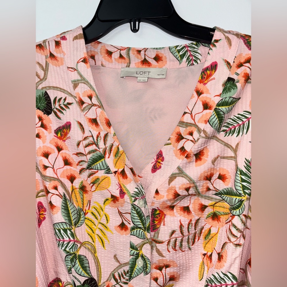 Loft floral midi dress - Picture 3 of 6